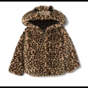 Gap Toddler Cheetah Faux Fur Jacket